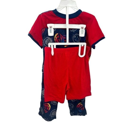 Captain America Pj’s  with pants and shirts size 4 - Picture 2 of 4